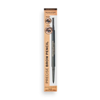 REVOLUTION PRECISE BROW PENCIL DARK BROWN