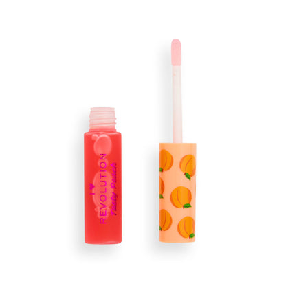 I HEART REVOLUTION TASTY PEACH LIP OIL PEACHY KEEN