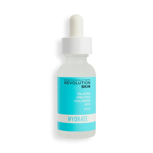 REVOLUTION SKINCARE HYDRATING 2% ALPHA ARBUTIN & HYALURONIC ACID SERUM