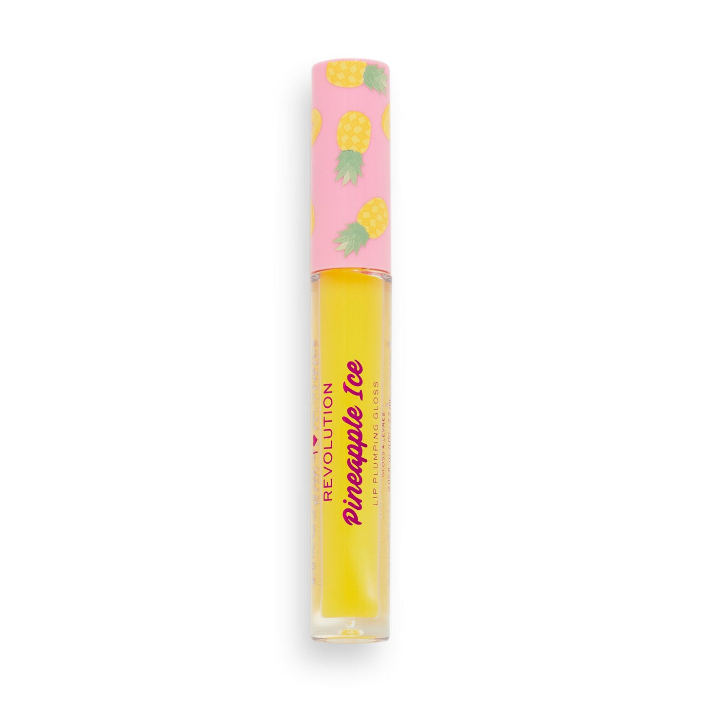 I HEART REVOLUTION TASTY PINEAPPLE ICE PLUMPING GLOSS FROST