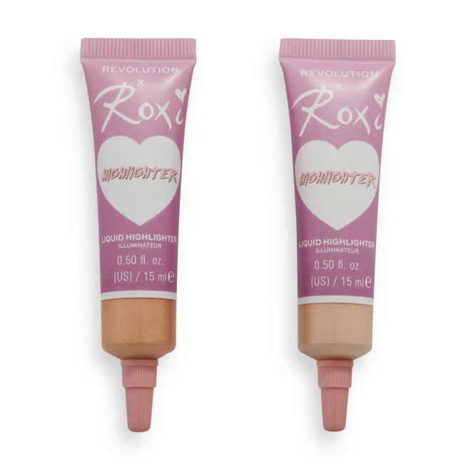 REVOLUTION X ROXI CHERRY BLOSSOM LIQUID HIGHLIGHTER DUO