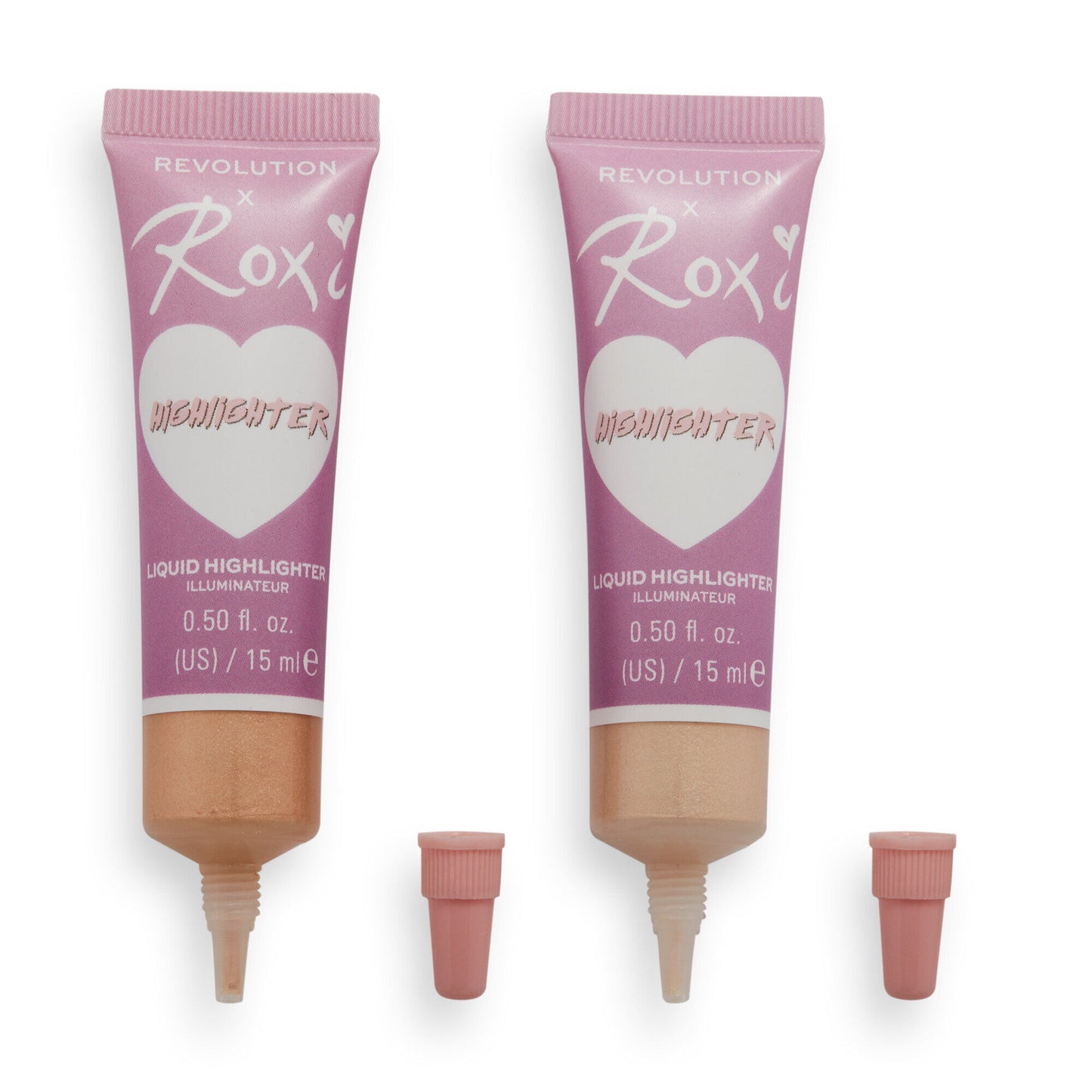 REVOLUTION X ROXI CHERRY BLOSSOM LIQUID HIGHLIGHTER DUO