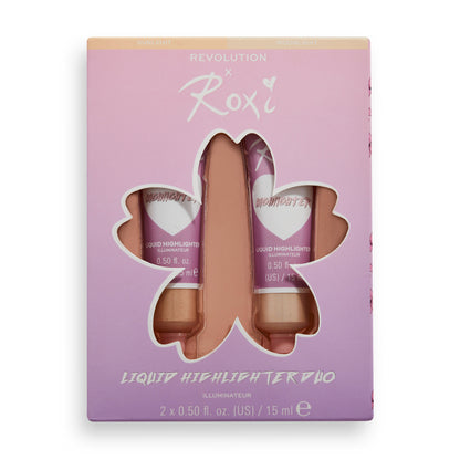 REVOLUTION X ROXI CHERRY BLOSSOM LIQUID HIGHLIGHTER DUO