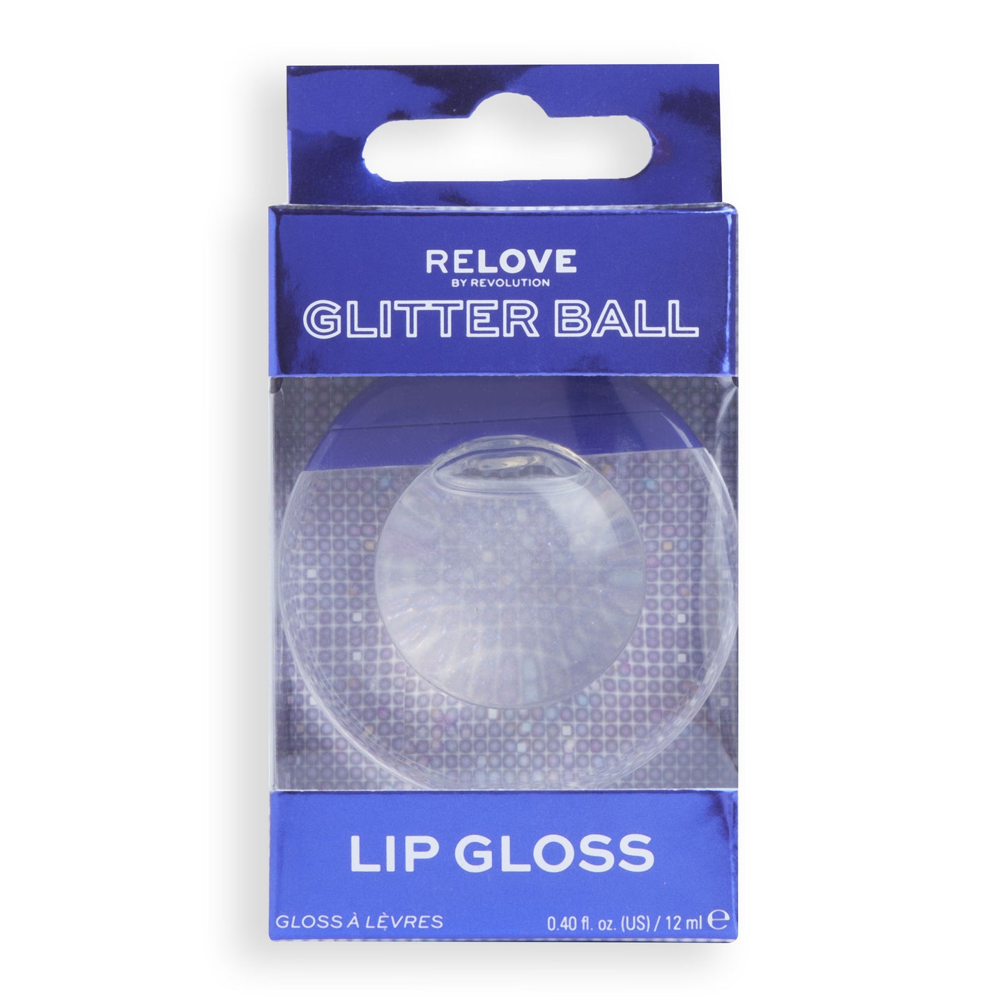 RELOVE DANCING QUEEN GLITTER BALL LIP GLOSS CRYSTAL CLEAR