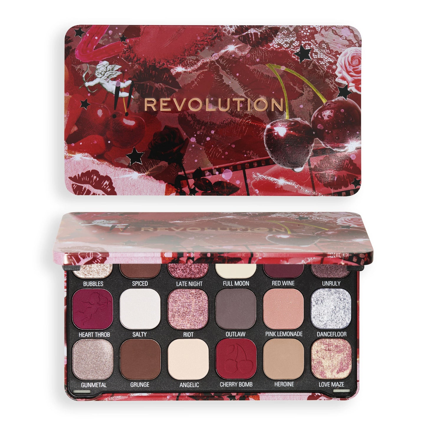 REVOLUTION FOREVER FLAWLESS PALETTE CHERRY REBEL RED