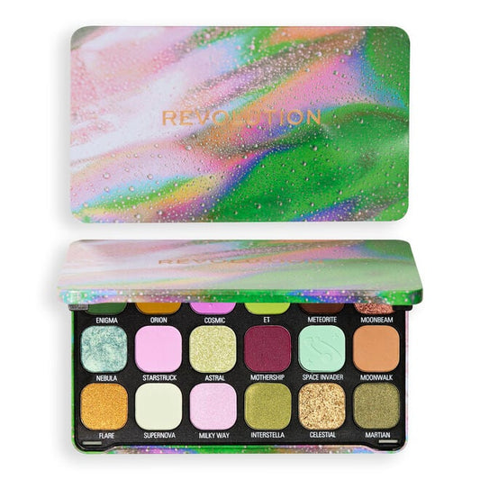 REVOLUTION FOREVER FLAWLESS PALETTE ASTRO NOVA GREEN