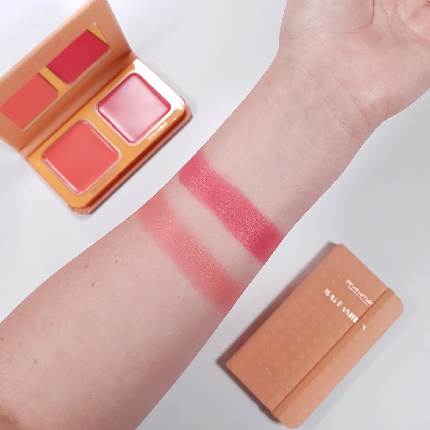 REVOLUTION X MAFFASHION CREAM BLUSH DUO ROSA CORAL WAY