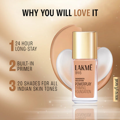 LAKMĒ 9TO5 POWERPLAY PRIMING FOUNDATION