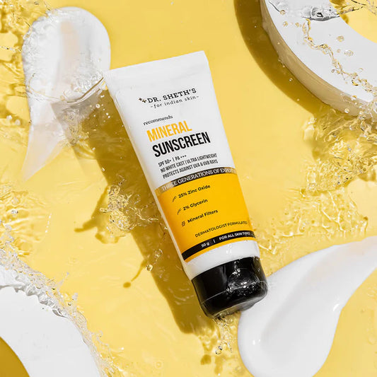 DR. SHETH'S WATERPROOF MINERAL SUNSCREEN 50G