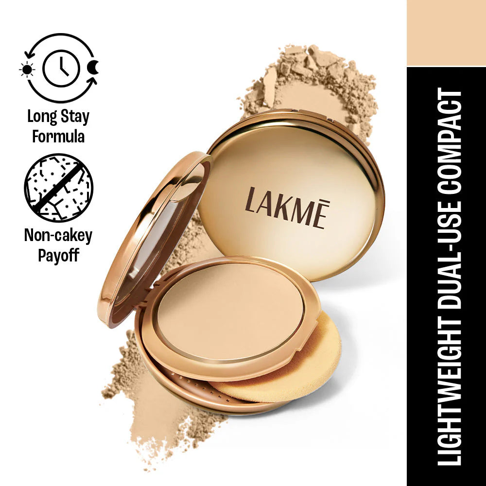 LAKMĒ 9TO5 DOUBLE DUTY DUAL FINISH COMPACT