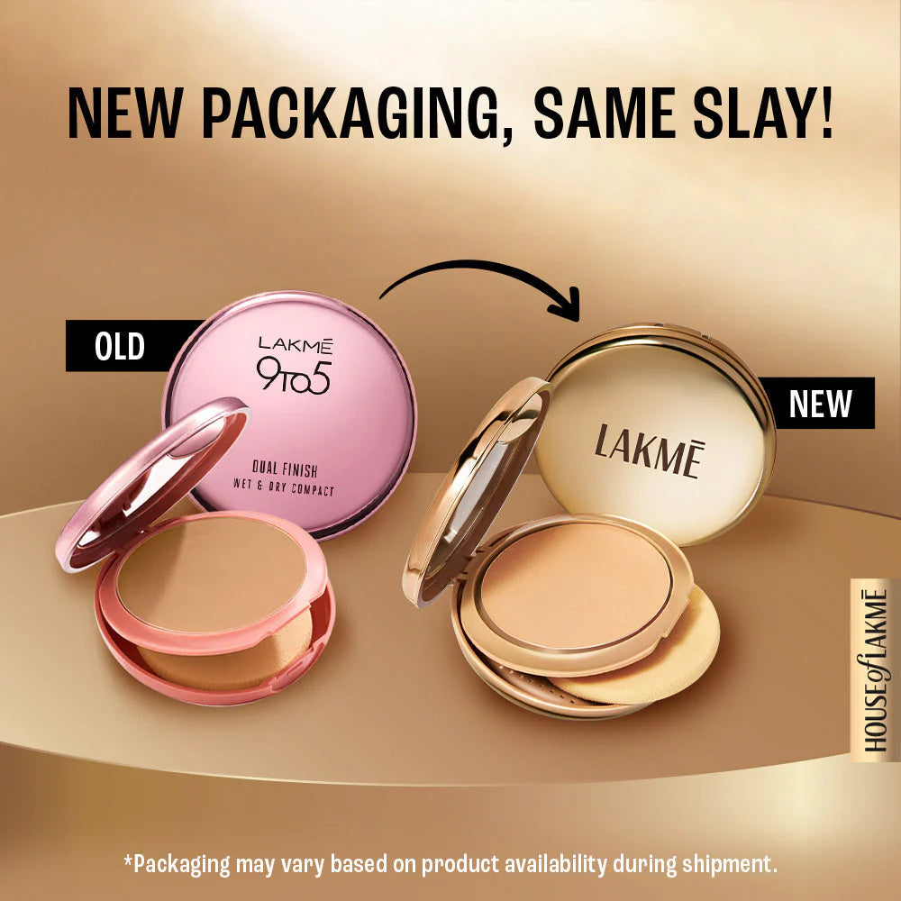 LAKMĒ 9TO5 DOUBLE DUTY DUAL FINISH COMPACT