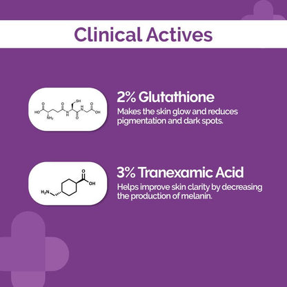 2% GLUTATHIONE FACE SERUM WITH GLUTATHIONE AND TRANEXAMIC ACID - 30 ML