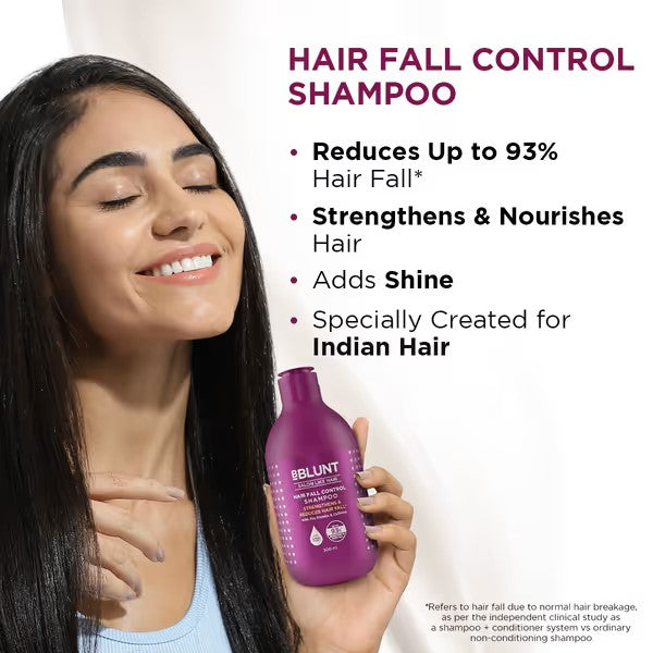 HAIR FALL CONTROL SHAMPOO WITH PEA PROTEIN & CAFFEINE FOR STRONGER HAIR 300ML