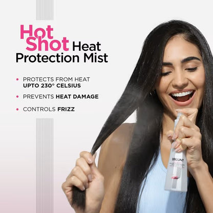 HOT SHOT HEAT PROTECTION MIST WITH GRAPESEED OIL & PROVITAMIN B5 150ML