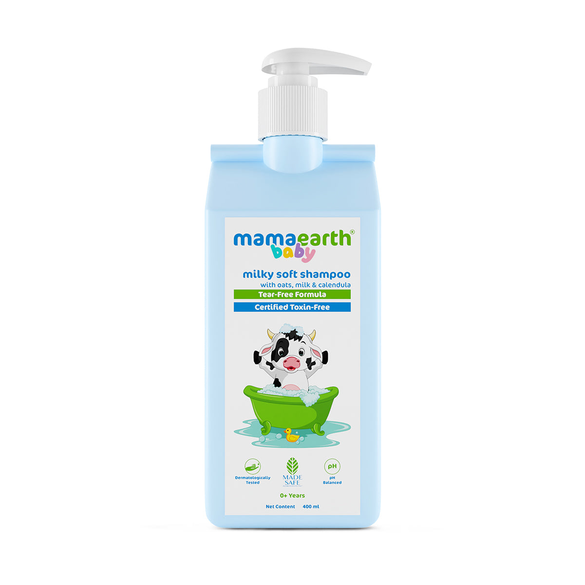 MILKY SOFT SHAMPOO WITH OATS, MILK AND CALENDULA FOR BABIES - 400 ML