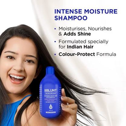 INTENSE MOISTURE SHAMPOO WITH JOJOBA AND VITAMIN E FOR DRY & FRIZZY HAIR 300ML