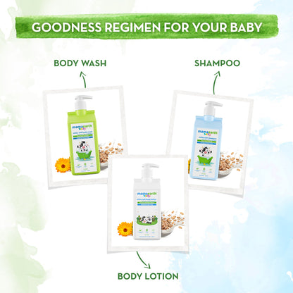 MILKY SOFT BODY WASH FOR BABIES WITH OATS, MILK AND CALENDULA - 400 ML