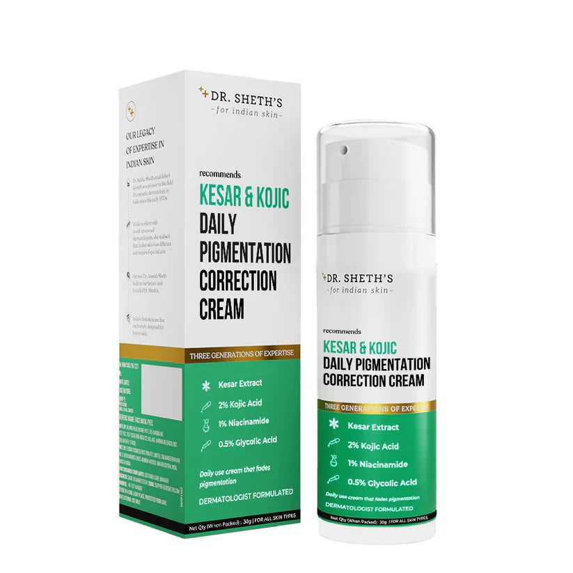 DR. SHETH’S KESAR & KOJIC DAILY PIGMENTATION CORRECTION CREAM