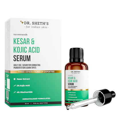 DR. SHETH’S KESAR & KOJIC ACID SERUM 30 ML