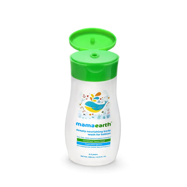 DEEPLY NOURISHING BODY WASH FOR BABIES, 200ML