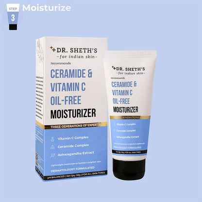 DR. SHETH'S CERAMIDE AND VITAMIN C OIL FREE MOISTURIZER 50G