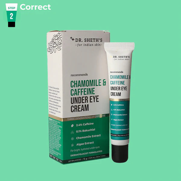 DR. SHETH'S CHAMOMILE AND CAFFEINE UNDER EYE CREAM 15G