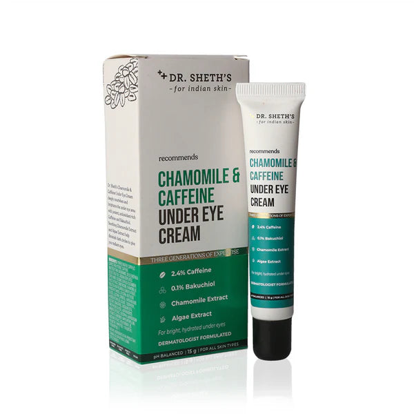 DR. SHETH'S CHAMOMILE AND CAFFEINE UNDER EYE CREAM 15G