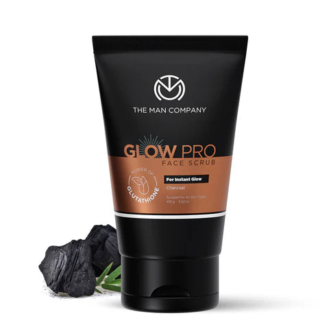 GLOW PRO FACE SCRUB | GLUTATHIONE AND CHARCOAL 100G