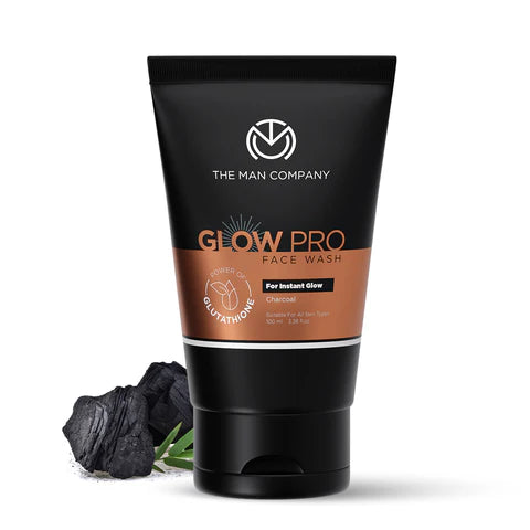 GLOW PRO FACE WASH | GLUTATHIONE AND CHARCOAL 100ML