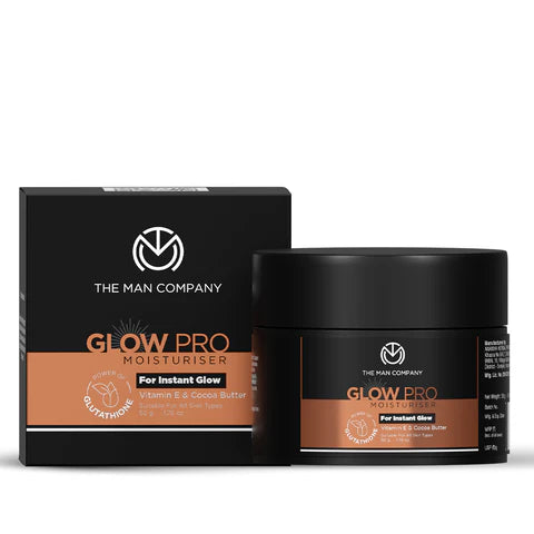 GLOW PRO MOISTURISER | GLUTATHIONE, VITAMIN E AND COCOA BUTTER 50G