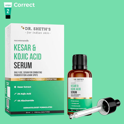 DR. SHETH’S KESAR & KOJIC ACID SERUM 30 ML