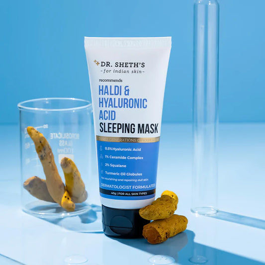 DR. SHETH'S HALDI AND HYALURONIC ACID SLEEPING MASK 40G