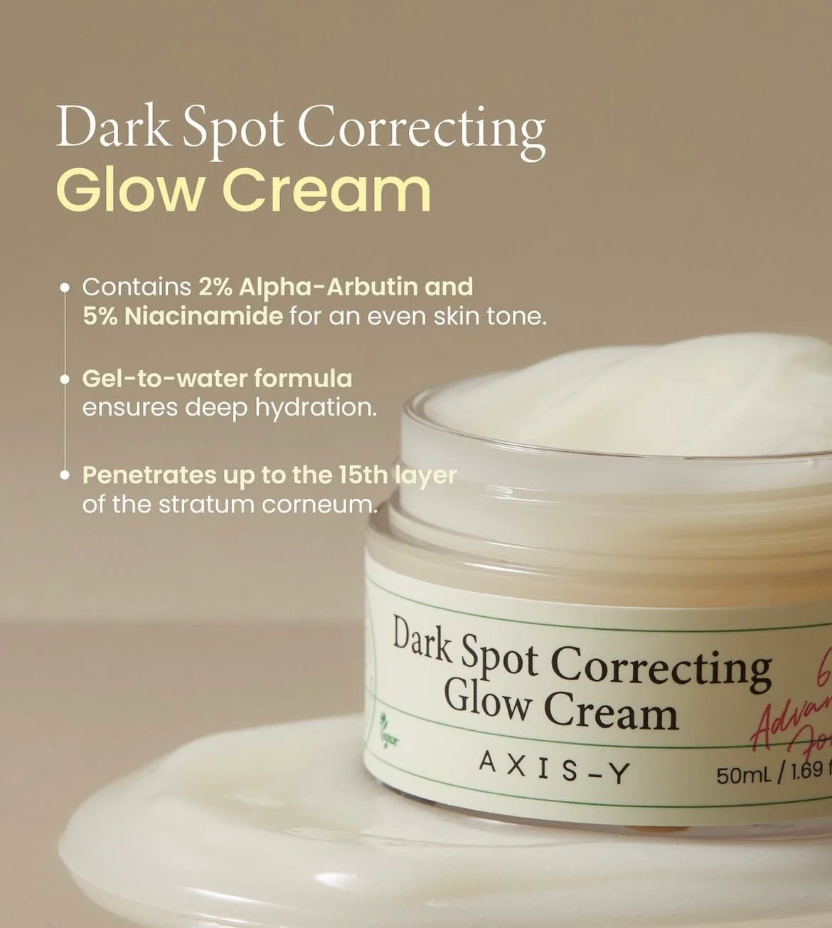 DARK SPOT CORRECTING GLOW CREAM 50ML