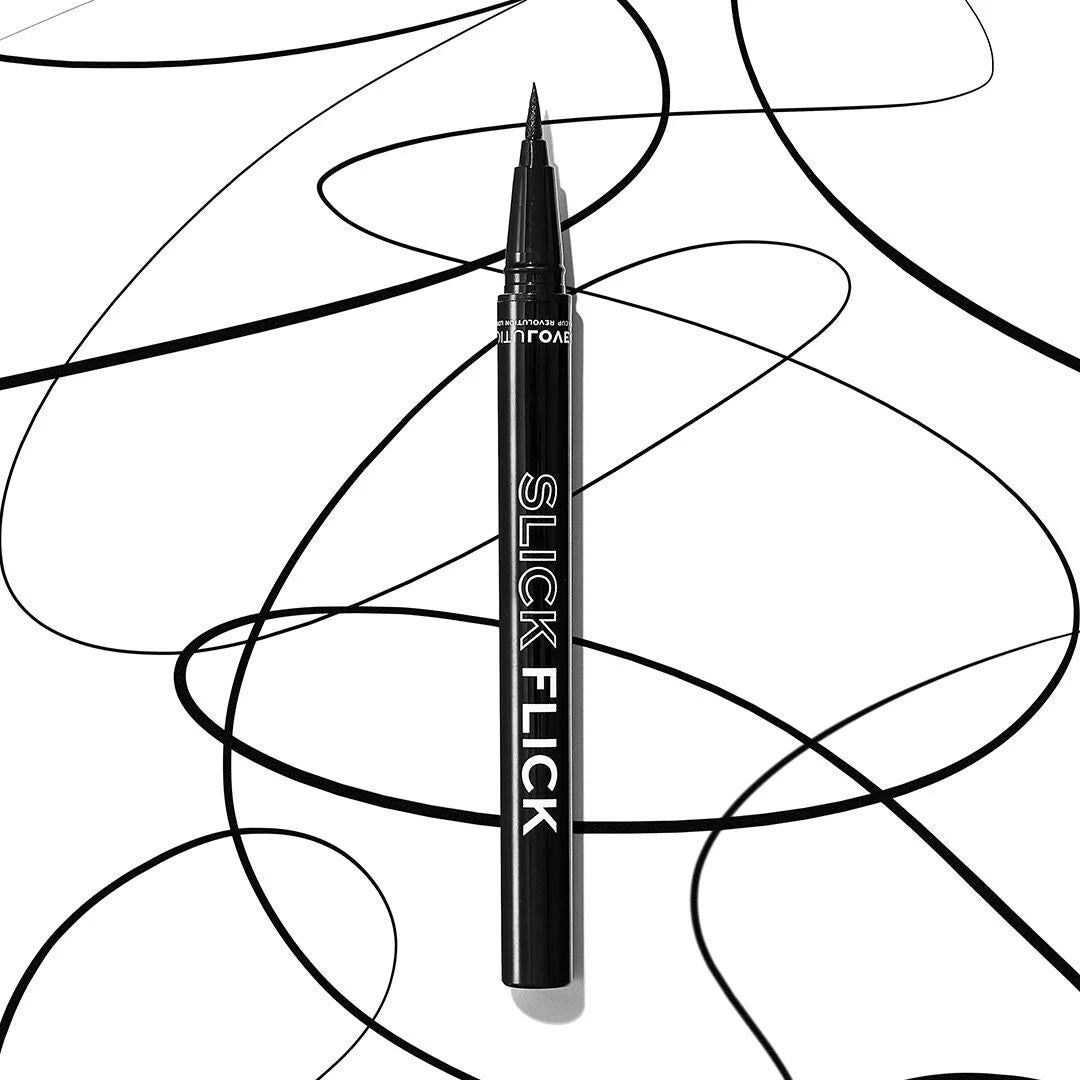 REVOLUTION RELOVE SLICK FLICK EYELINER BLACK