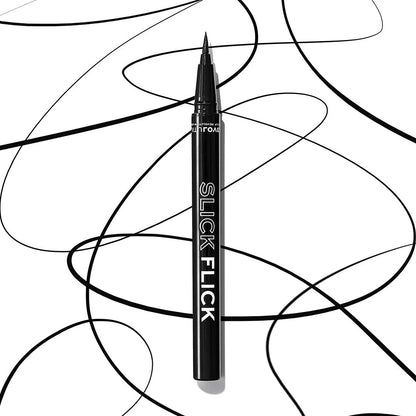 REVOLUTION RELOVE SLICK FLICK EYELINER BLACK