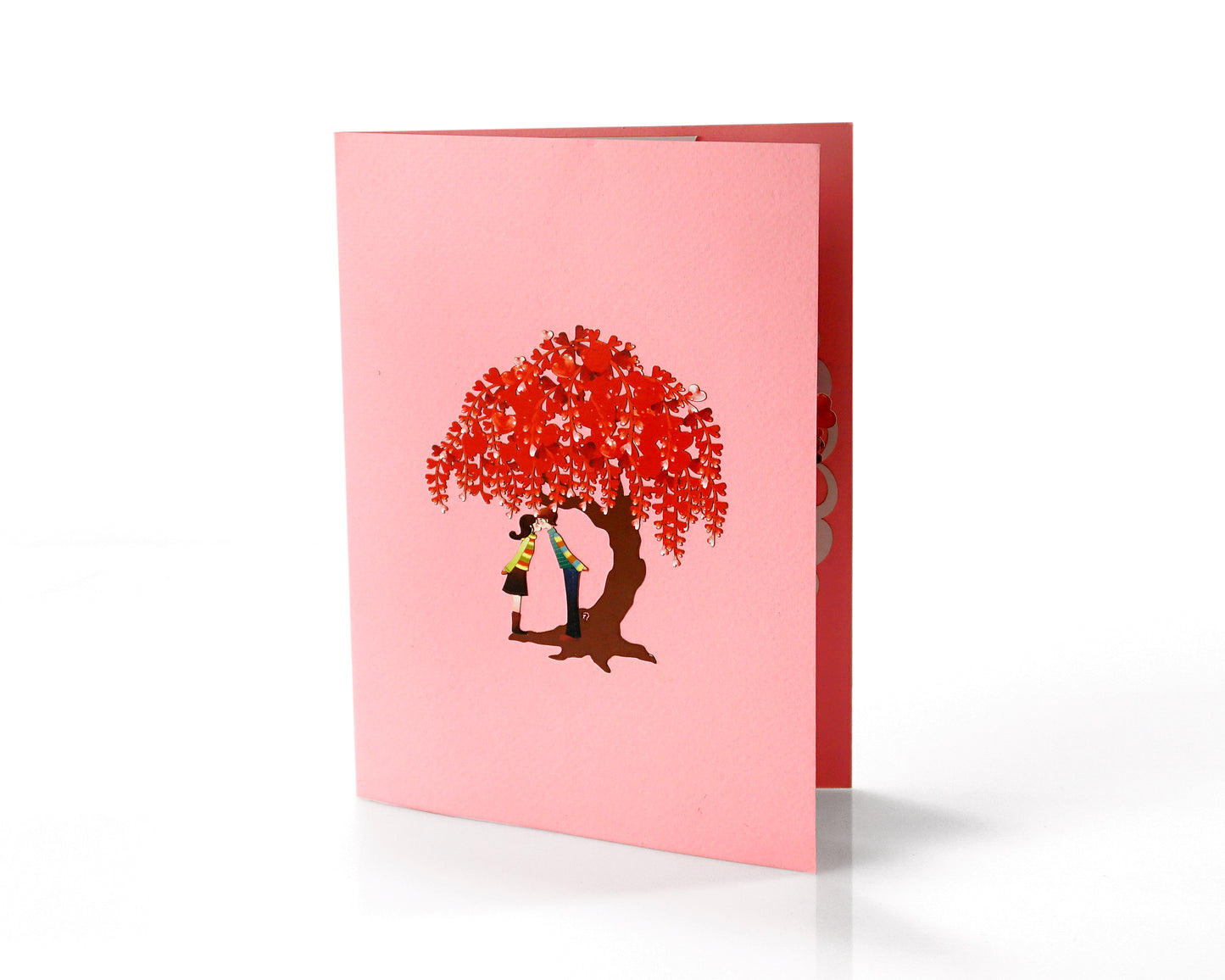 CHERRY BLOSSOM KISS POPUP CARD (15X20CM)