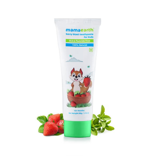 100% NATURAL BERRY BLAST TOOTHPASTE FOR KIDS, 50G