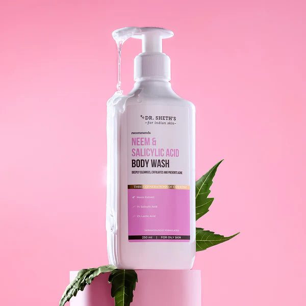 DR. SHETH'S NEEM & SALICYLIC ACID BODY WASH 250 ML