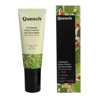 QUENCH CHIALEADER SHINE CONTROL GEL FACE WASH