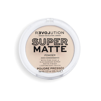 REVOLUTION RELOVE SUPER MATTE PRESSED POWDER TRANSLUCENT