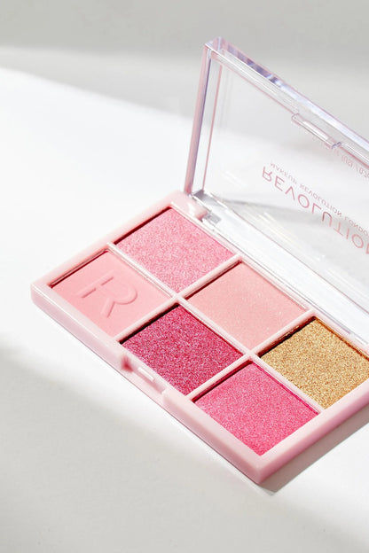 REVOLUTION MINI COLOUR RELOADED PALETTE HEARTBREAKER PINK