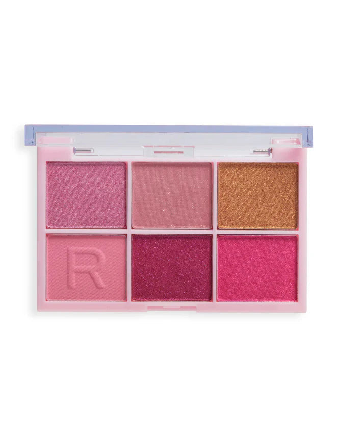 REVOLUTION MINI COLOUR RELOADED PALETTE HEARTBREAKER PINK