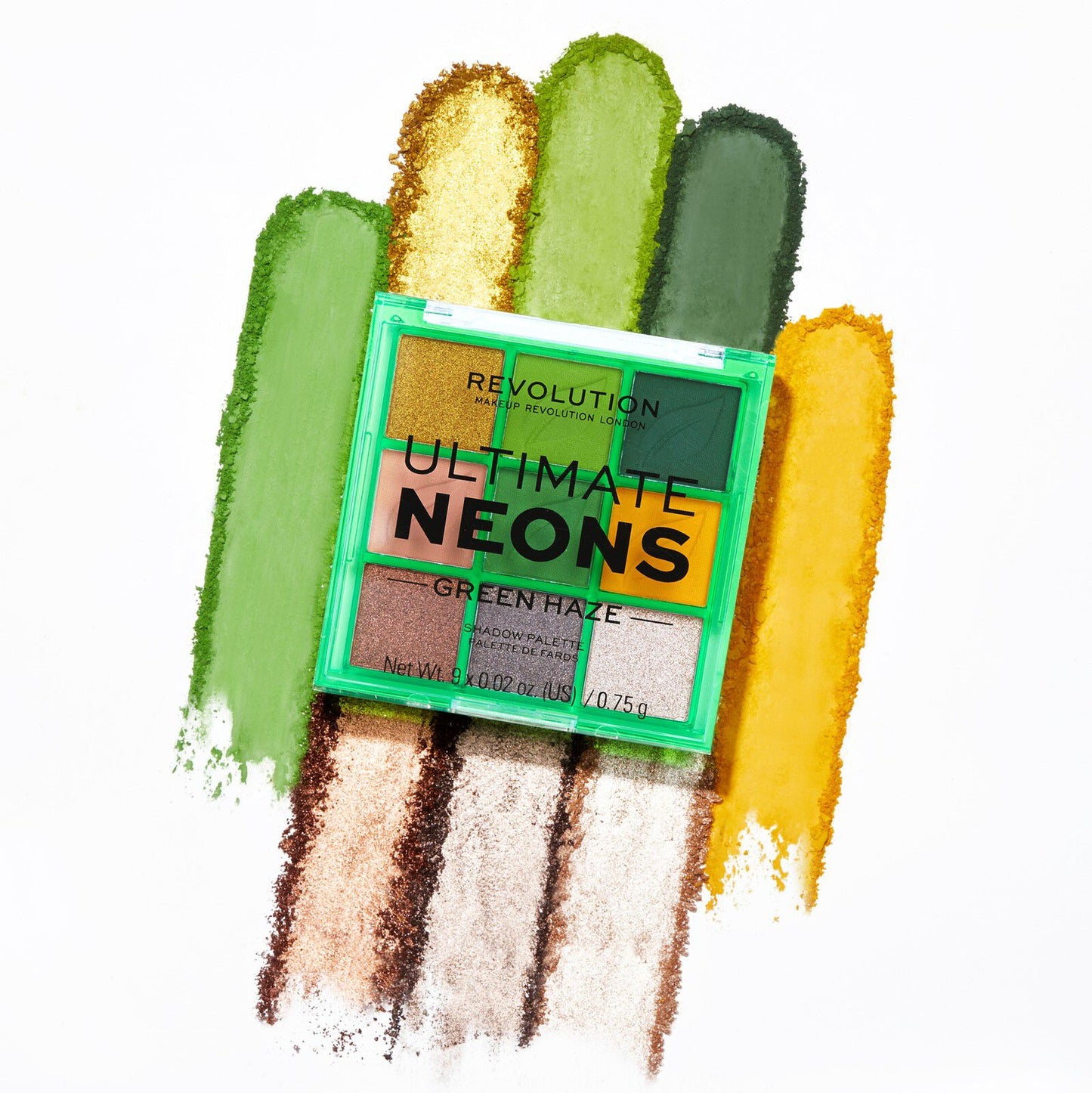 REVOLUTION ARTIST COLLECTION ULTIMATE NEON PALETTE GREEN HAZE