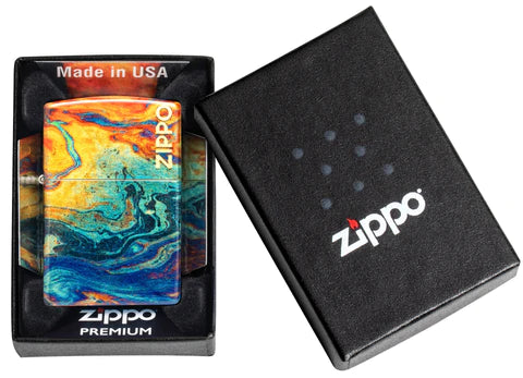 COLORFUL ZIPPO DESIGN