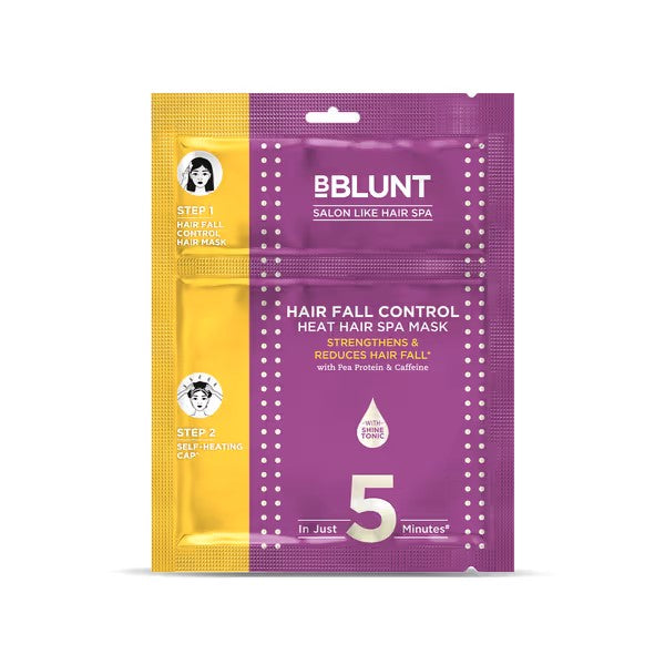 HAIR FALL CONTROL HEAT HAIR SPA MASK WITH PEA PROTEIN & CAFFEINE FOR SALON-LIKE HAIR SPA AT HOME 70G