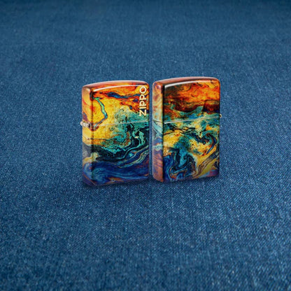 COLORFUL ZIPPO DESIGN