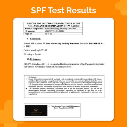 PORE MINIMIZING PRIMING SUNSCREEN WITH SPF 50 & PA+++ 50G