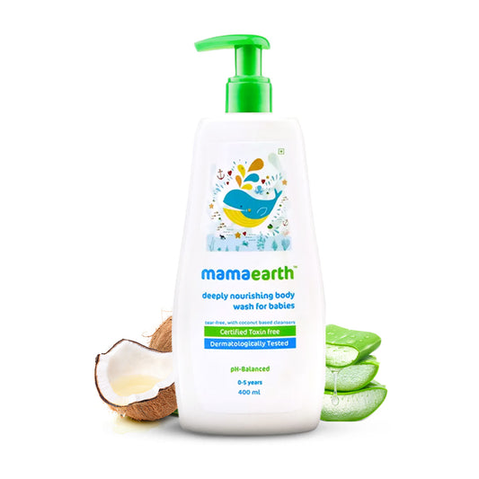 DEEPLY NOURISHING BODY WASH FOR BABIES, 400ML