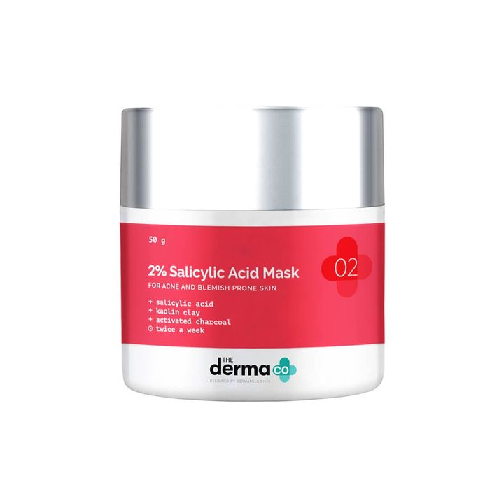 2% SALICYLIC ACID MASK, CLAY FACE MASK 50G