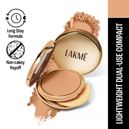 LAKMĒ 9TO5 DOUBLE DUTY DUAL FINISH COMPACT